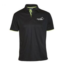 Arrak Herren Funktions Poloshirt Schwarz/Limette