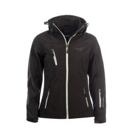 Arrak Damen Softshelljacke Schwarz