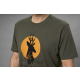 Seeland Herren T-Shirt Buck Fever Pine Green Melange