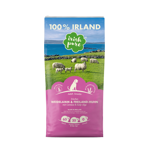 Irish Pure Hundetrockenfutter Irisches Weidelamm & Freiland-Huhn Adult 4 Kg