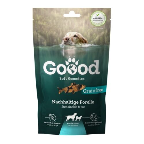 Goood Hundesnacks Soft Gooodies Nachhaltige Forelle 100 g