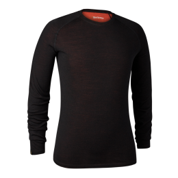 Deerhunter Herren Merino-Unterhemd Quinn Black Oak S