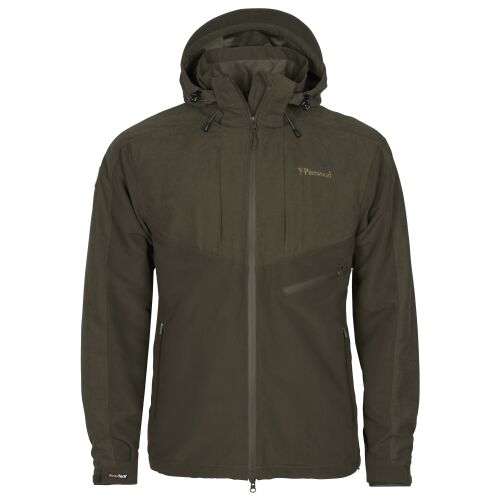 Pinewood Herren Jacke Furudal Caribou Hunt Extreme Suede Brown/D.Olive