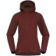 Bergans Damen Hoodie Kamphaug Knitted Chianti Red S