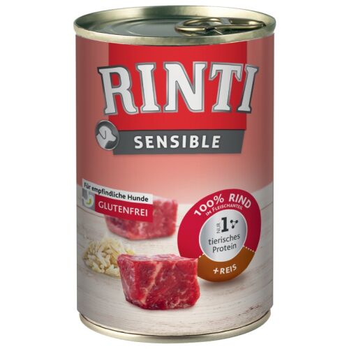 Futterpaket, high quality Rinti sensible + singlefleisch