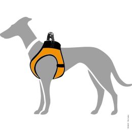Hunter Hunde Geschirr Hilo Comfort Orange 31-33 cm/XXS