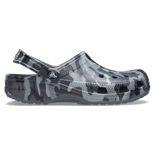 Crocs Unisex Clog Classic Printed Camo Slate Grey Multi M9W11 42 43 43 90