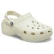 Crocs Damen Clog Classic Platform Bone W10/41-42