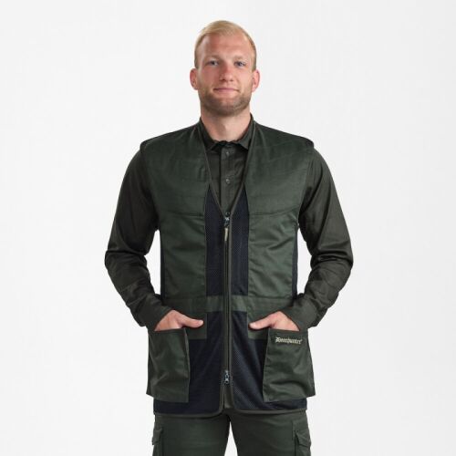 Deerhunter Herren Schießweste mit Netz Atlas Timber XS