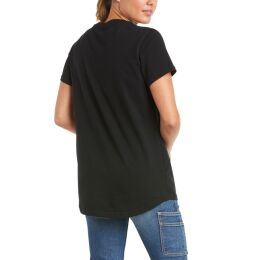 Ariat Damen T-Shirt Rebar&reg; CottonStrong V-Neck