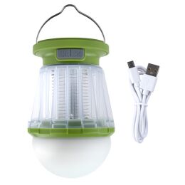 D&ouml;rr LED Solar Campinglampe Anti-Moskito Neongr&uuml;n