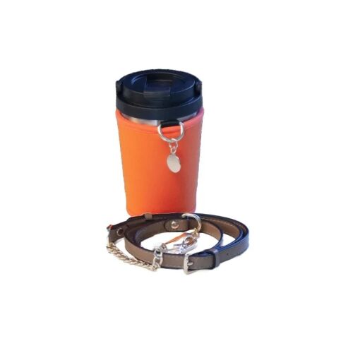 Nelipies Cupholder Set Orange/Caramel