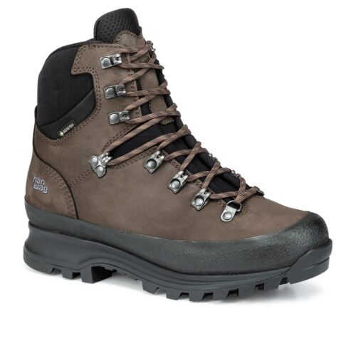 Han Wag Damen Halbstiefel Nazcat II Wide GTX Mocca/Black