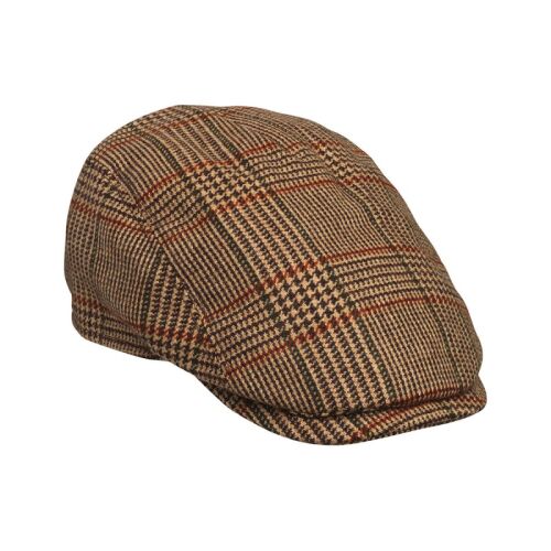 Laksen Herren Flat Cap Cavendish Drivers Tweed