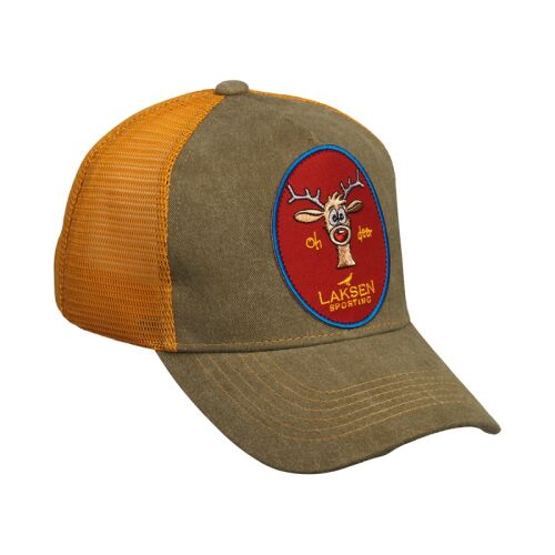 Laksen Unisex Trucker Cap Oh Deer Badge