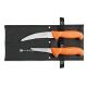 Dick Outdoor Messer Jagdset 2-tlg. ErgoGrip in Messerscheide antislip Orange