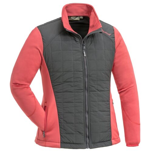 Pinewood Damen ThelonPadded JKT Raspb. Red/ D. Antraci