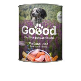 Goood Hundenassfutter Senior Freiland-Pute Dose 800 g