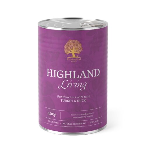 Essential Foods Nassfutter Essential Highland Living Pate 400 g