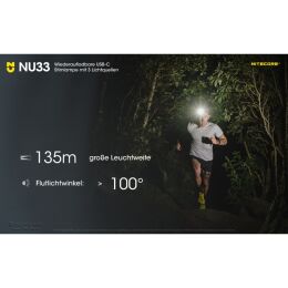 Nitecore Stirnlampe NU33 700 Lumen