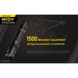 Nitecore Taschenlampe MH12 V2 1200 Lumen