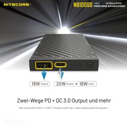 Nitecore Powerbank NB10000 GEN2 10000mAh