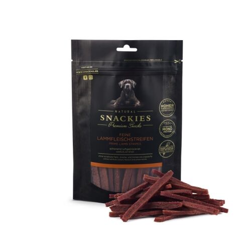 Snackies Hundesnack Feine Lammfleischstreifen