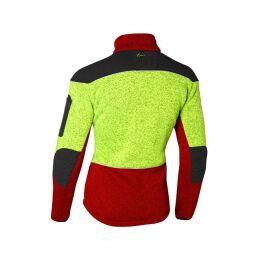 PSS X-Treme Arctic Faserstrickjacke für Kids rot/gelb