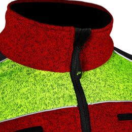 PSS X-Treme Arctic Faserstrickjacke f&uuml;r Kids rot/gelb