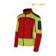 PSS X-Treme Arctic Faserstrickjacke für Kids rot/gelb