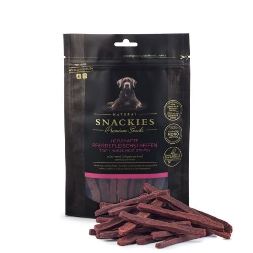 Snackies Hundesnack Herzhafte Pferdefleischstreifen