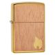 Zippo Feuerzeug Woodchuck Brushed Brass