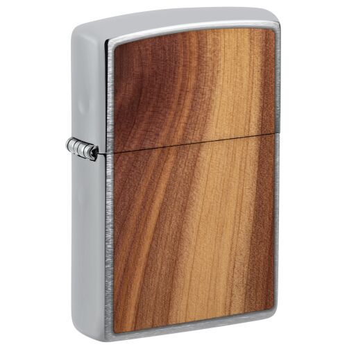 Zippo Feuerzeug 200 Woodchuck Brushed Chrome