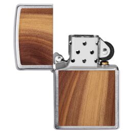 Zippo Feuerzeug 200 Woodchuck Brushed Chrome