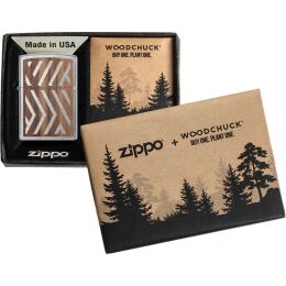 Zippo Feuerzeug 24648 Woodchuck Herringbone Sweep