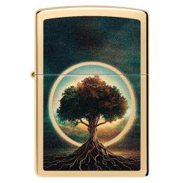 Zippo Feuerzeug 254B Sacred Tree of Life Design