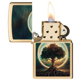 Zippo Feuerzeug 254B Sacred Tree of Life Design