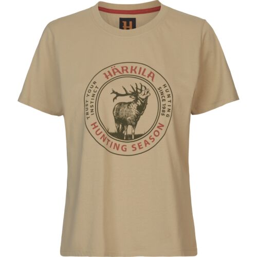 Härkila Damen T-Shirt Stag Badge