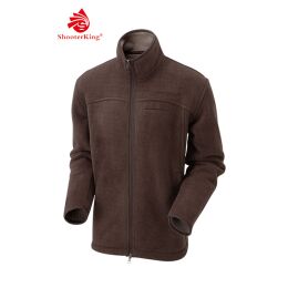 Shooterking Herren Fleece Jacke Forest braun