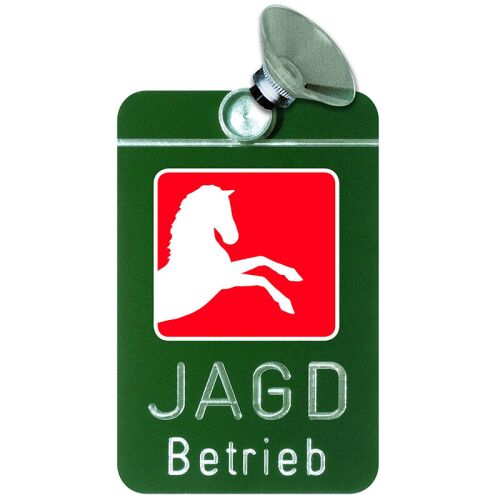 Autoschild Jagdbetrieb "Länder"