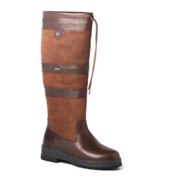 Dubarry Damen Lederstiefel Weit Galway ExtraFit  FB. Walnut