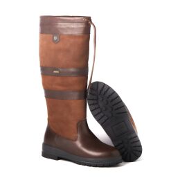 Dubarry Damen Lederstiefel Weit Galway ExtraFit  FB. Walnut