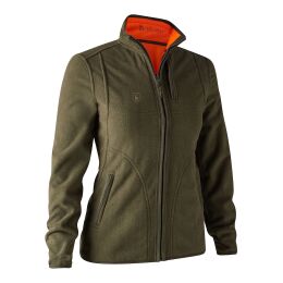 Deerhunter Damen Wende-Fleecejacke Lady Pam Bonded Orange 36