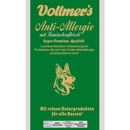 Vollmers Hunde Trockenfutter Anti Allergie