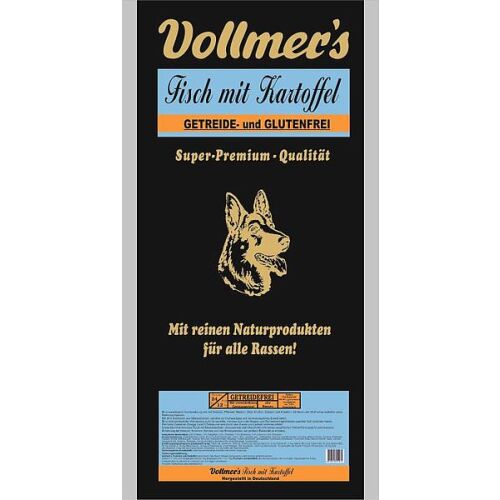 Vollmers Hunde Trockenfutter Fisch mit Kartoffel