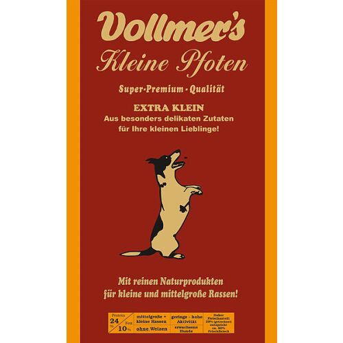 Vollmers Hunde Trockenfutter Kleine Pfoten