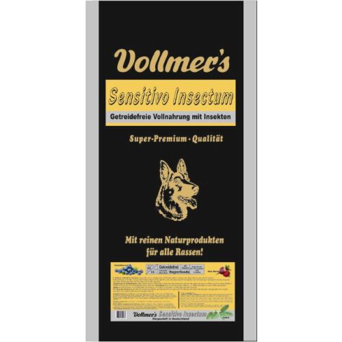 Vollmers Hunde Trockenfutter Sensitivo Insectum