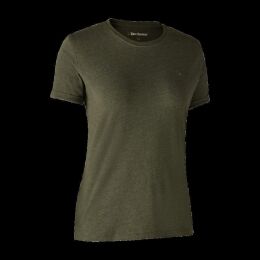 Deerhunter Damen T-Shirt Basic 2er- Pack Adventure Green/Brown 36