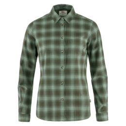 Fjällräven Damen Hemd Övik Flannel Deep...