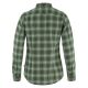 Fjällräven Damen Hemd Övik Flannel Deep Forest-Patina Green